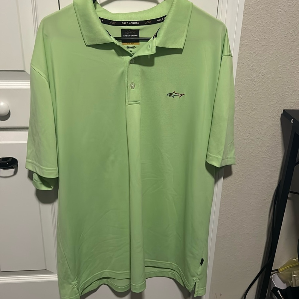 Lime Green Greg Norman Polo